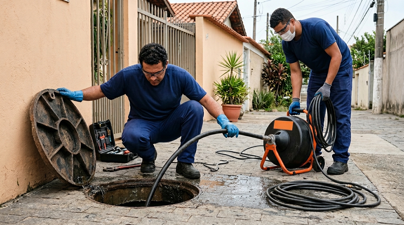 Desentupimento de esgoto perto de mim em Osasco-SP