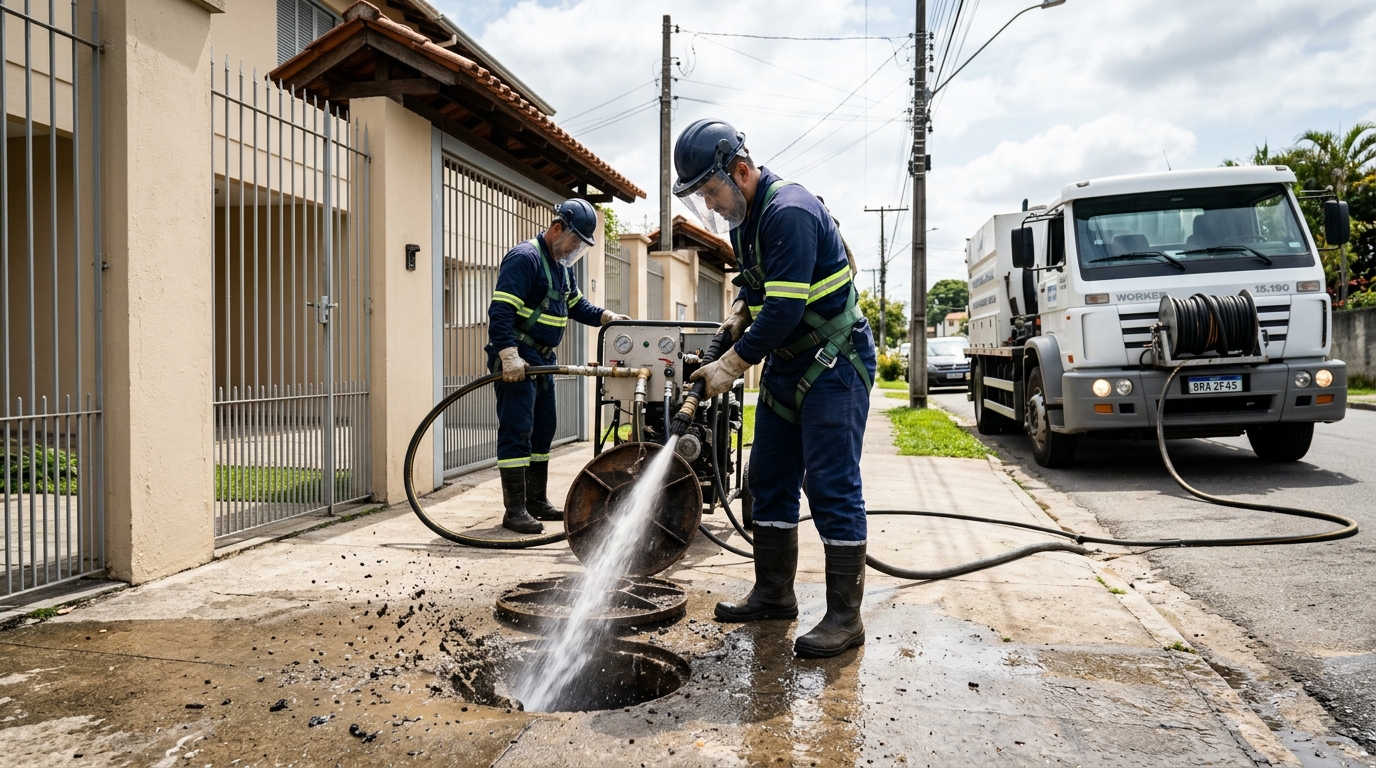 Hidrojateamento em Osasco-SP