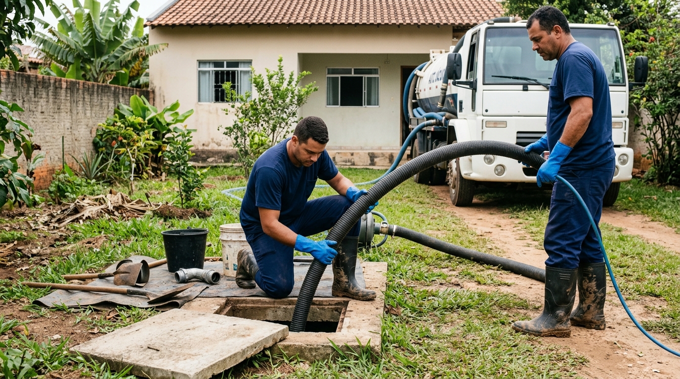 Esgotamento de fossa em Osasco-SP